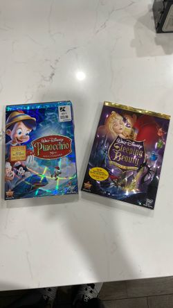 Sleeping beauty /Pinocchio DVDs