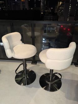 White Barstool Chairs