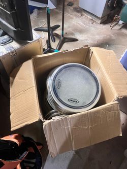 boxes of drum heads