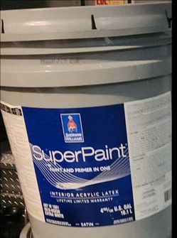 New Sherwin-Williams Interior Super Paint