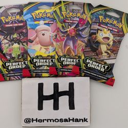 Pokemon Perfect Order Sleeved Booster Pack Art Bundle [Set of 4] 