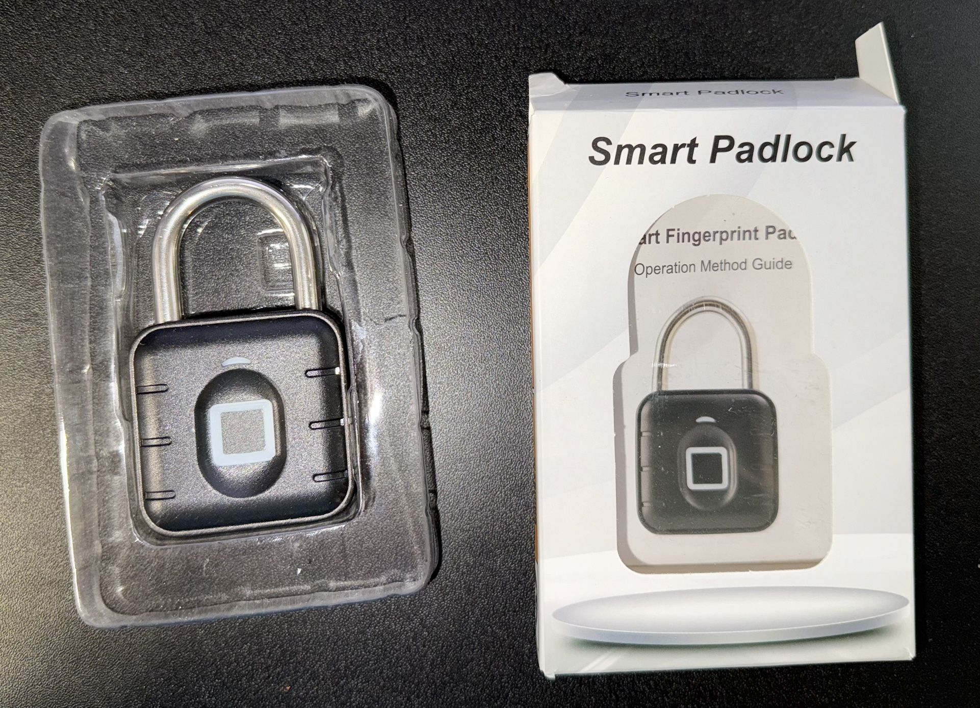 Smart Fingerprint Padlock – IP67 Waterproof Keyless Lock