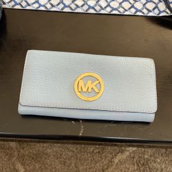 Michaels Kors wallet baby blue
