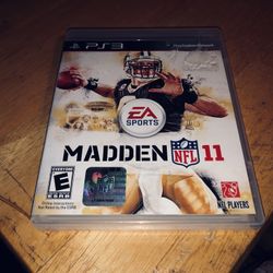 PS3 Game EA Sports 🏈 MADDEN NFL 11 
