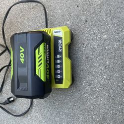 40v Lithium Battery and Charger 