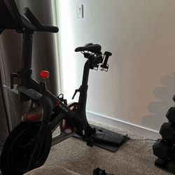 At‑Home Gym Starter Pack – Peloton Bike + Dumbbells (Excellent Condition)