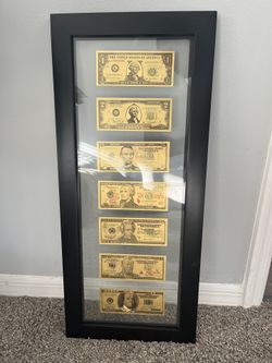 Money Art Frame 