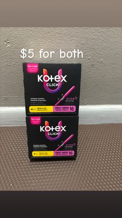 Kotex Click Compact Tampons Regular 2-Pack