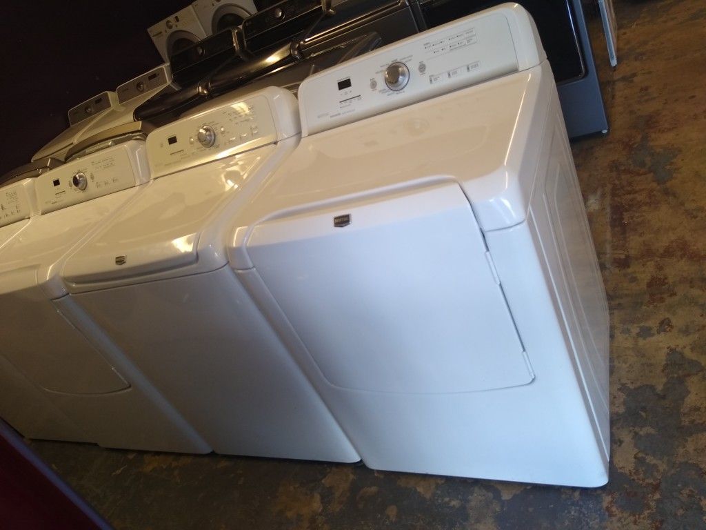 🌈Maytag large capacity washer and dryer electric