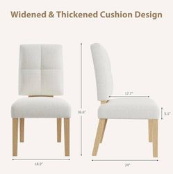 HOMRELEXA Wooden Dining Chairs