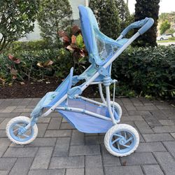 Adorable Girls Double Baby Stroller