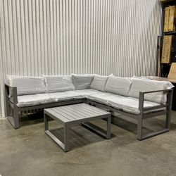 Aluminum Outdoor Patio Furniture Sectional Set