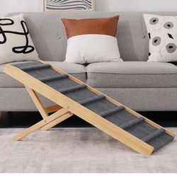 Large Dog Pet Ramp Stairs for Bed Couch Car Truck SUV,Dog Pet Ramp for Small Large Dogs Pets to Get on High Bed Truck Couch Sofa