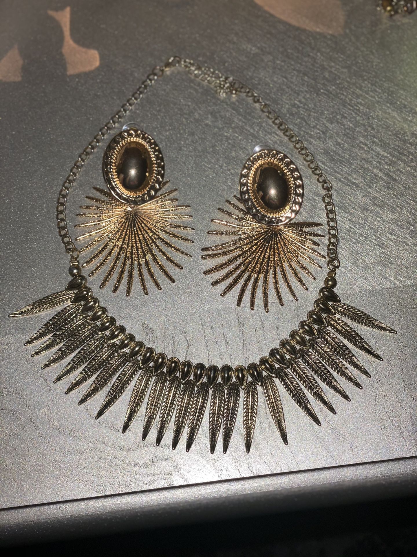 Necklace and Earrings