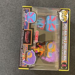 Funko Spider-Man 2099 And Spider-Man India Black Light 2 Pack 