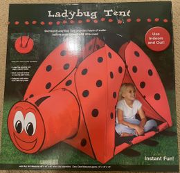 Lady Bug Dome Tent and Crawl Tunnel Combo