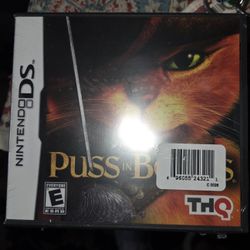 SEALED NEW Puss in Boots (Nintendo DS, 2011) Complete CIB