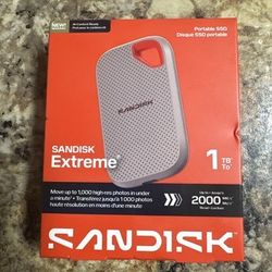 External Memory Portable SSD 1TB