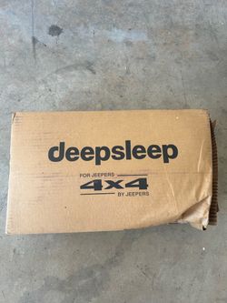 NEW SEALED Deepsleep Jeep Wrangler Full-Fit Air Mattress – 4 Door