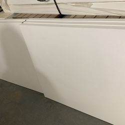 32 1/2 X30 1/5  White Laminated Wood 1 -1/5 