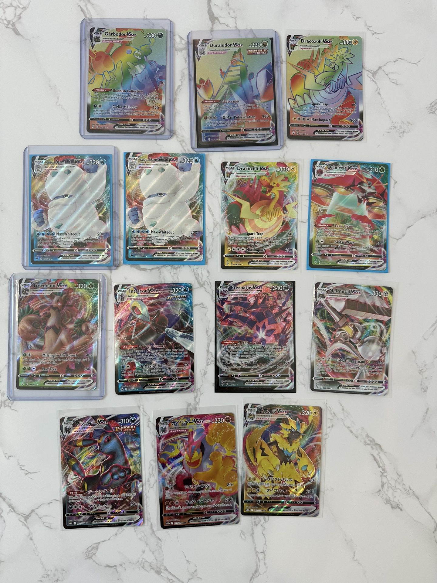Bundle Of Pokémon Vmax Cards