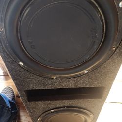 10" Db Polk Audio In Ported Box SVC 4 Ohm