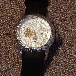 Invicta Dragon Silver Y Negro Nuevo