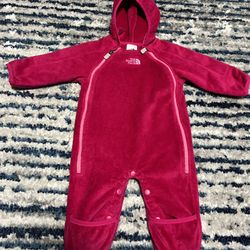 Northface Fleece Bunting, 3-6 months