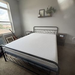 Bed Frame And Memory Foal Mattress 