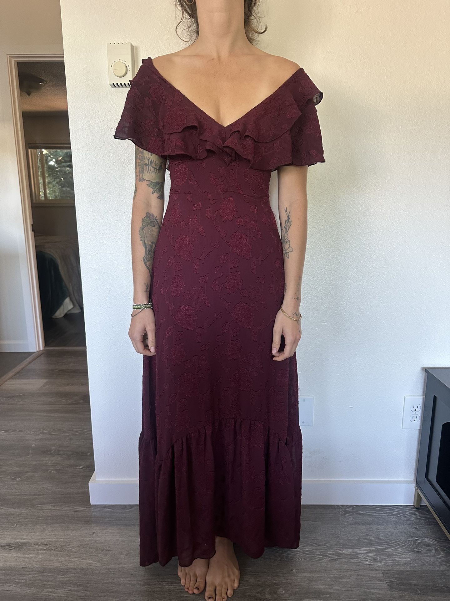 Beautiful Maroon Dress