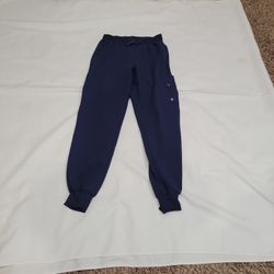 Scrub Pants Blue/gray And Top Size Small