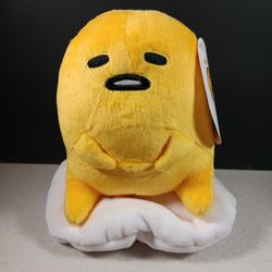 Sitting Egg Sanrio Standing Gudetama Stuffed Yellow 8" Animal Plush Doll Toy