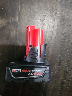 Milwaukee  m12 battery  6.0
