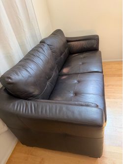 Dark Brien Leather sofa