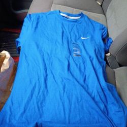 Blue Nike Gym Shirt