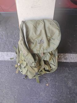 Vintage US Army Military Field Pack Combat ALICE LC-1 Large Backpack w/ Frame