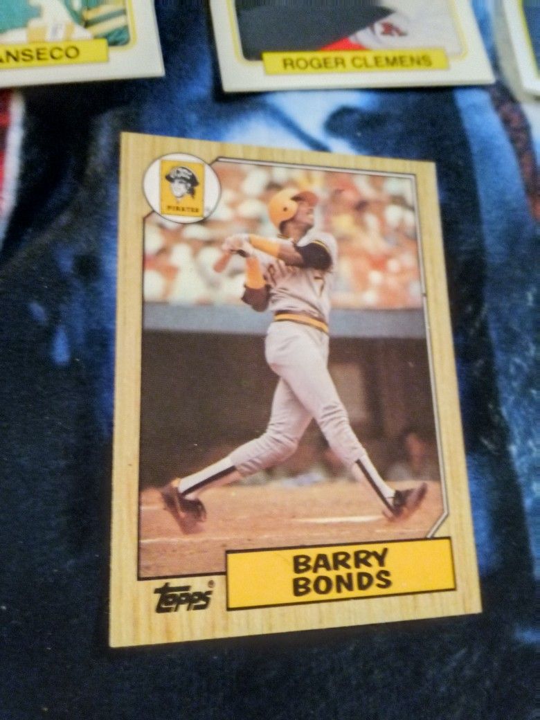 Barry Bonds Randy Johnson And Other Baseball Cards Topps 1989