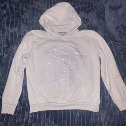 Sp5der OG Rhinestone Logo Hoodie 