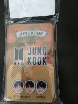 BTS transparent cards