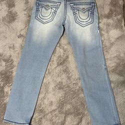 True religion jeans(white nd blue)