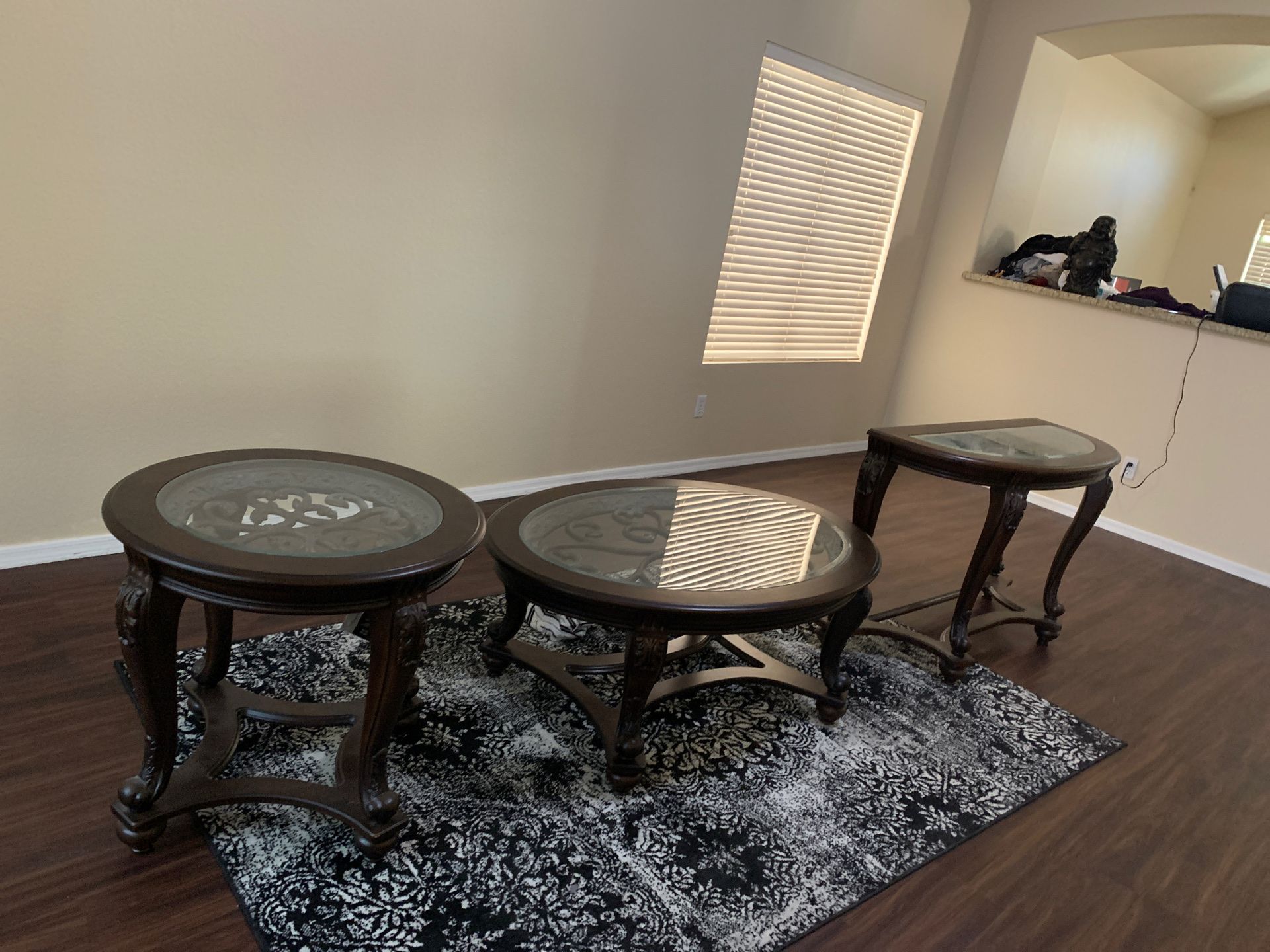 Coffee table and end table