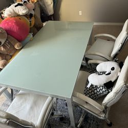 Office Table and Chairs 