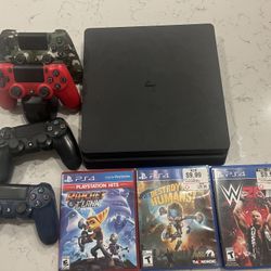 PS4 SILM 1TB BUNDLE FOR SALE