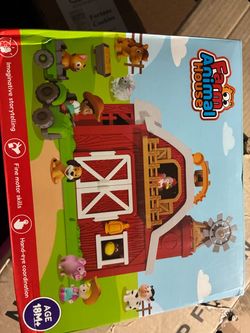Farm Animal House Playset Toy