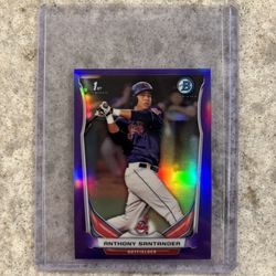 2014 Anthony Santander Bowman Chrome Rookies Rare