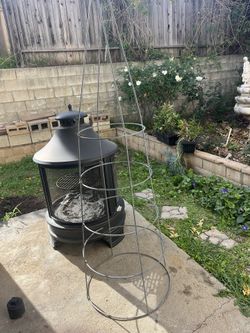 Galvanized Veggie Cage