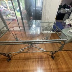 glass table