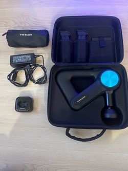 Theragun PRO 4th Gen – Barely Used + Accessories