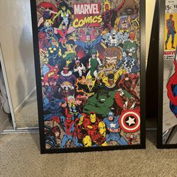 Marvel/DC Canvas Wall Decor
