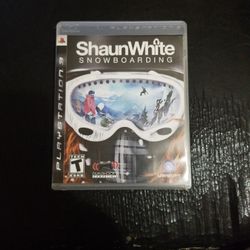 PS3 video game Shaun White Snowboarding 